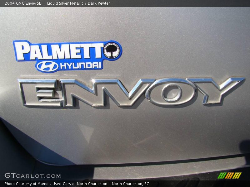 Liquid Silver Metallic / Dark Pewter 2004 GMC Envoy SLT