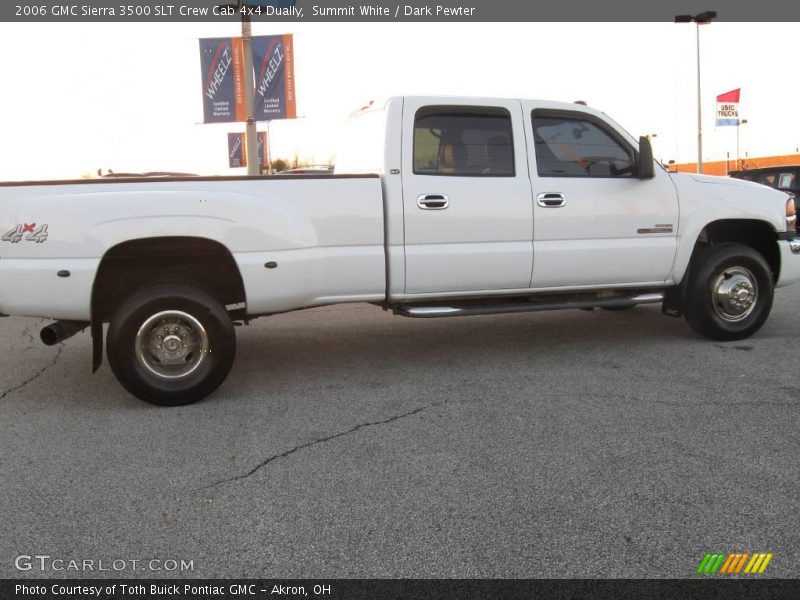 Summit White / Dark Pewter 2006 GMC Sierra 3500 SLT Crew Cab 4x4 Dually
