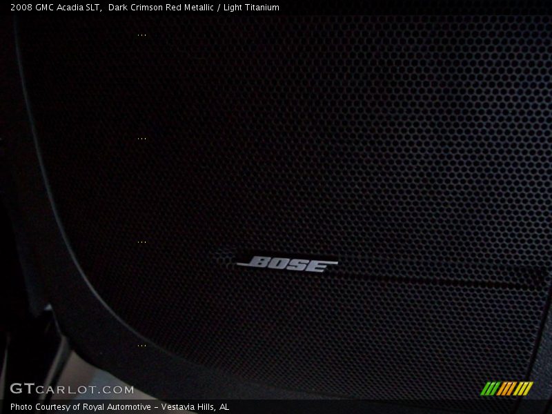 Dark Crimson Red Metallic / Light Titanium 2008 GMC Acadia SLT