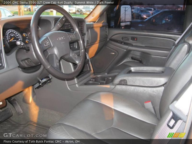 Summit White / Dark Pewter 2006 GMC Sierra 3500 SLT Crew Cab 4x4 Dually