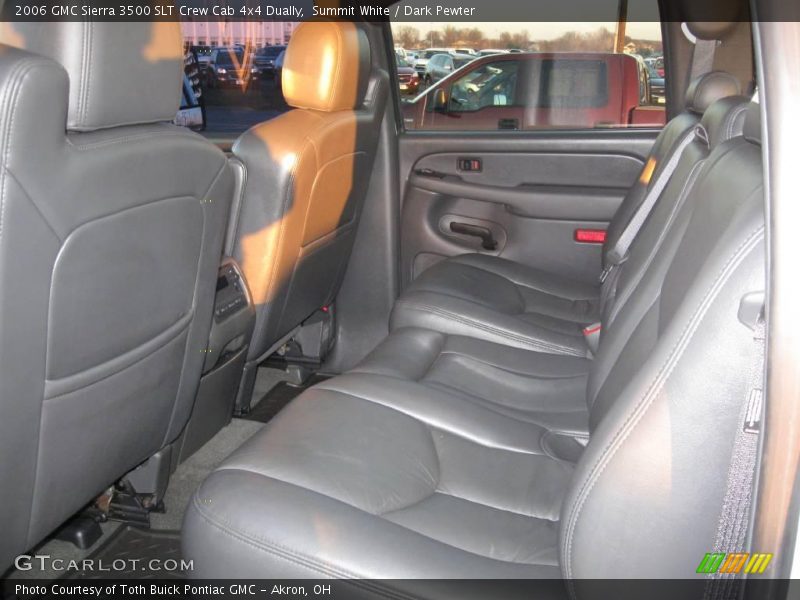 Summit White / Dark Pewter 2006 GMC Sierra 3500 SLT Crew Cab 4x4 Dually