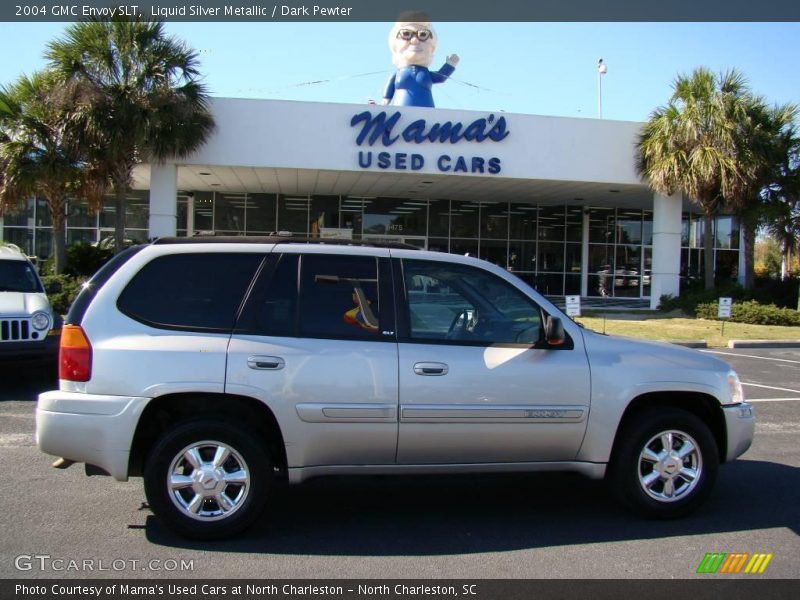 Liquid Silver Metallic / Dark Pewter 2004 GMC Envoy SLT