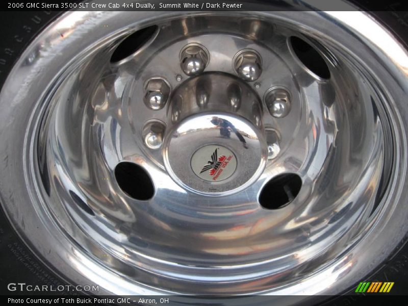 Summit White / Dark Pewter 2006 GMC Sierra 3500 SLT Crew Cab 4x4 Dually