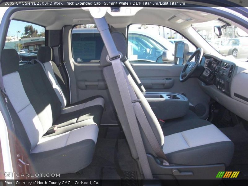 Summit White / Dark Titanium/Light Titanium 2009 GMC Sierra 2500HD Work Truck Extended Cab