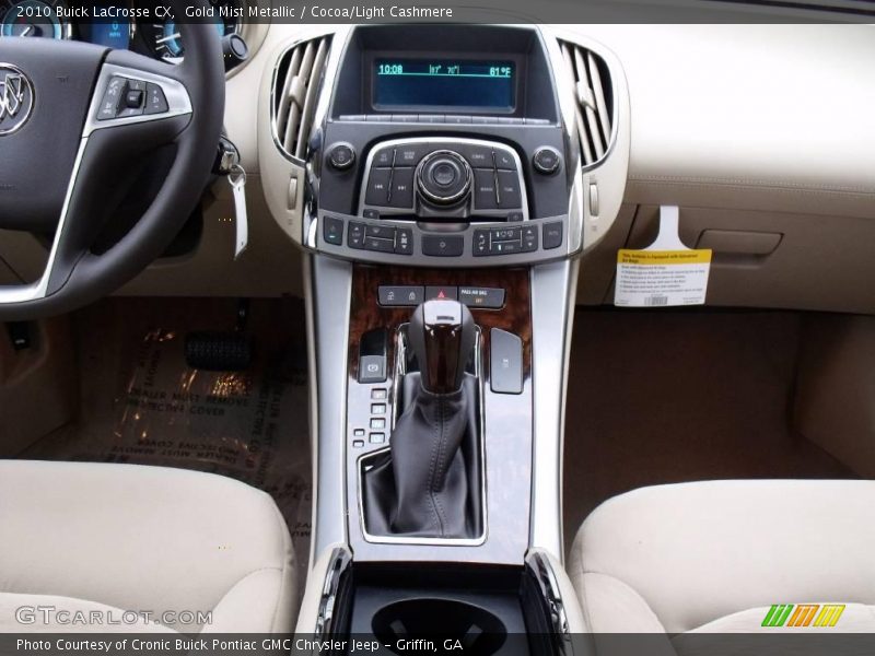 Gold Mist Metallic / Cocoa/Light Cashmere 2010 Buick LaCrosse CX