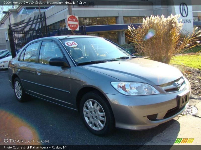Magnesium Metallic / Gray 2004 Honda Civic LX Sedan