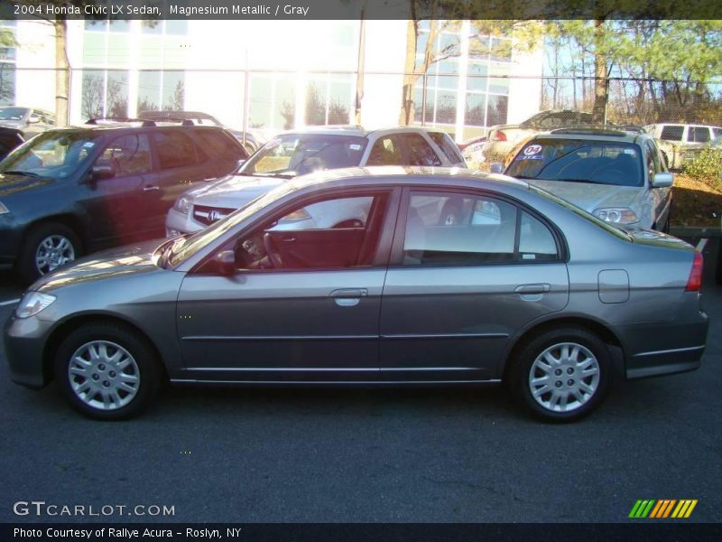 Magnesium Metallic / Gray 2004 Honda Civic LX Sedan