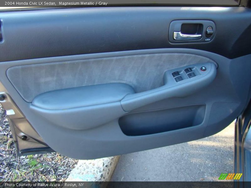 Magnesium Metallic / Gray 2004 Honda Civic LX Sedan