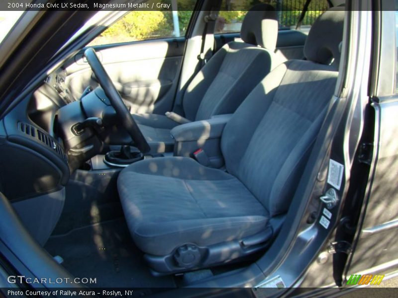 Magnesium Metallic / Gray 2004 Honda Civic LX Sedan