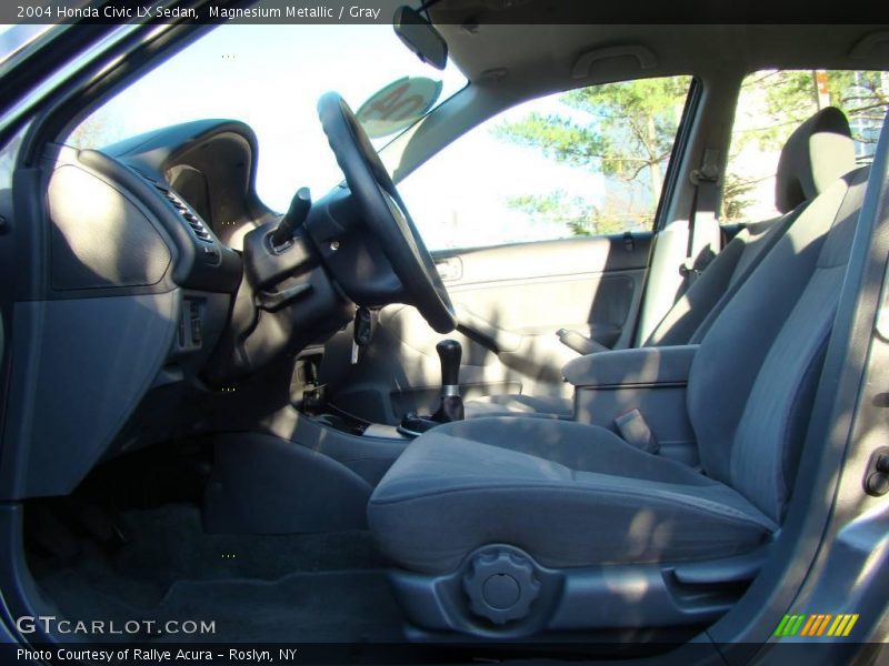 Magnesium Metallic / Gray 2004 Honda Civic LX Sedan