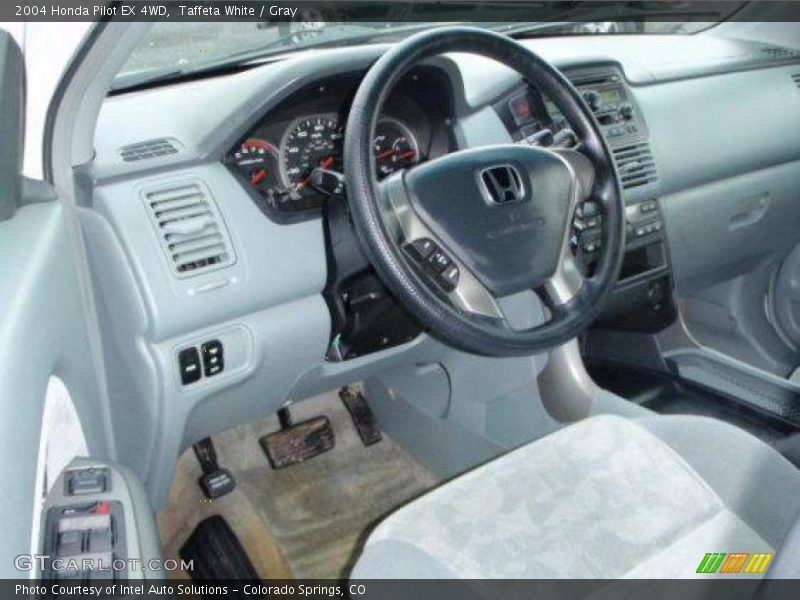 Taffeta White / Gray 2004 Honda Pilot EX 4WD