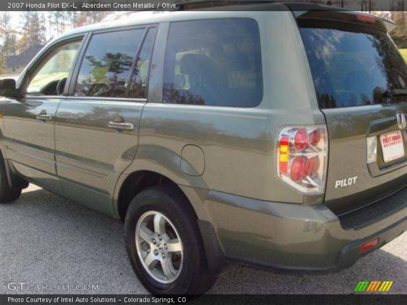 Aberdeen Green Metallic / Olive 2007 Honda Pilot EX-L