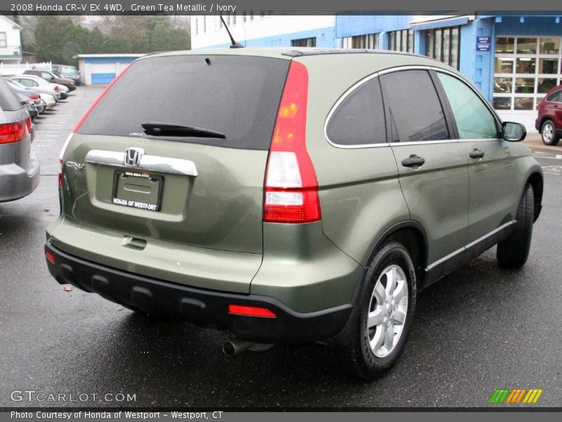 Green Tea Metallic / Ivory 2008 Honda CR-V EX 4WD