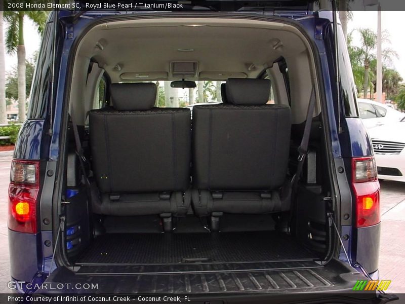 Royal Blue Pearl / Titanium/Black 2008 Honda Element SC