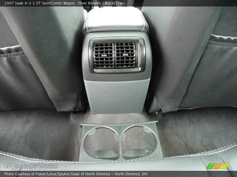 Silver Metallic / Black/Gray 2007 Saab 9-3 2.0T SportCombi Wagon
