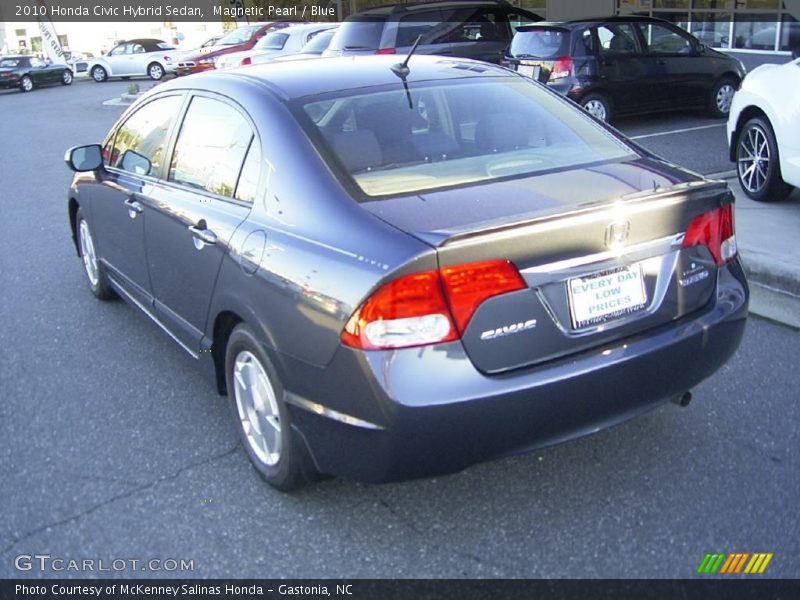 Magnetic Pearl / Blue 2010 Honda Civic Hybrid Sedan