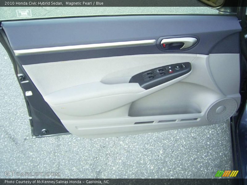 Magnetic Pearl / Blue 2010 Honda Civic Hybrid Sedan