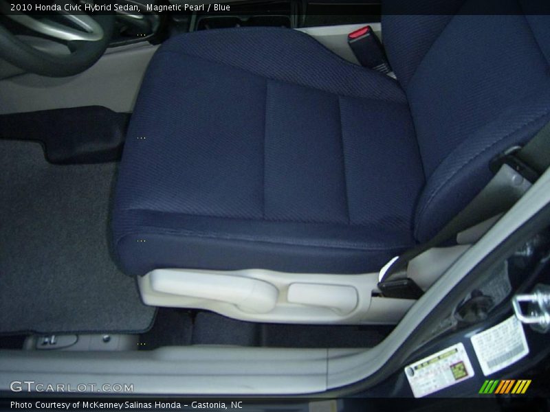 Magnetic Pearl / Blue 2010 Honda Civic Hybrid Sedan
