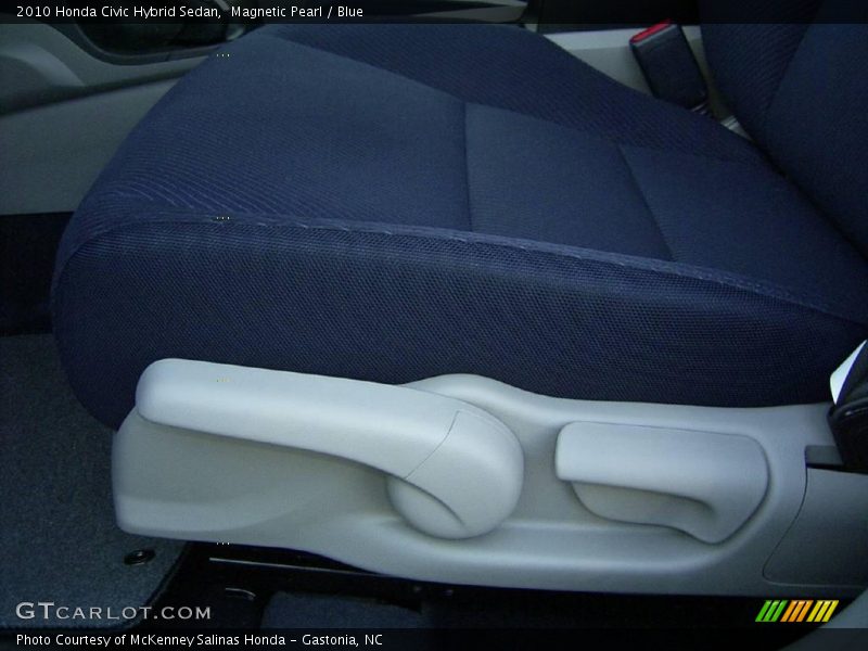 Magnetic Pearl / Blue 2010 Honda Civic Hybrid Sedan