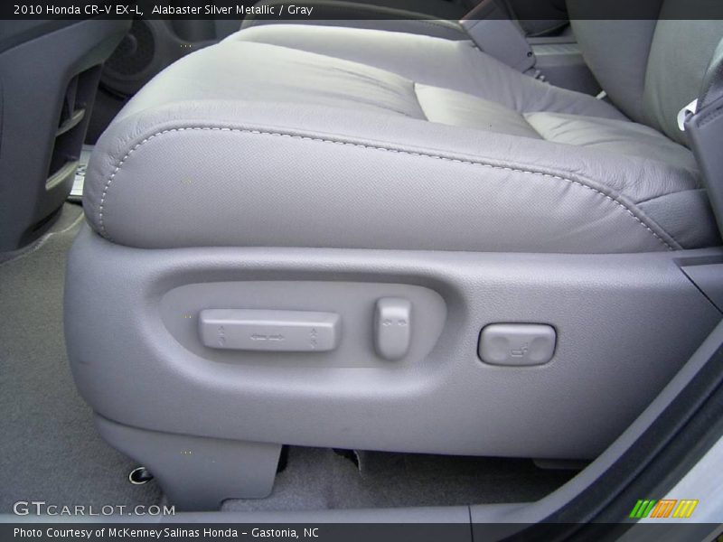 Alabaster Silver Metallic / Gray 2010 Honda CR-V EX-L