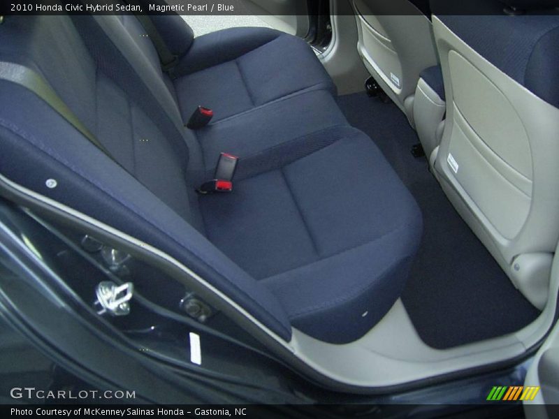 Magnetic Pearl / Blue 2010 Honda Civic Hybrid Sedan
