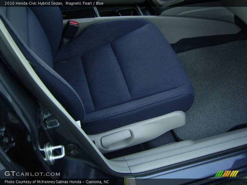 Magnetic Pearl / Blue 2010 Honda Civic Hybrid Sedan