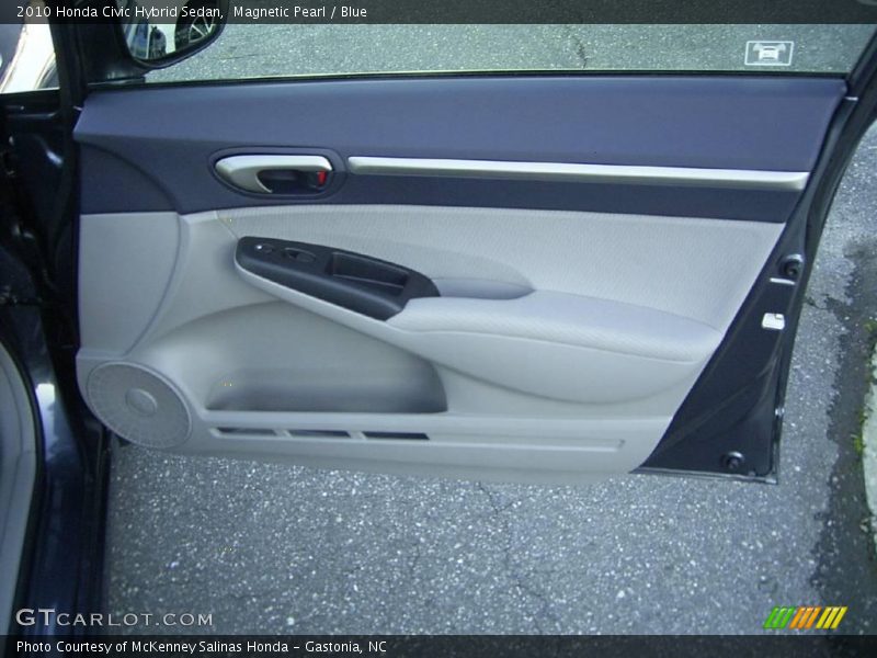 Magnetic Pearl / Blue 2010 Honda Civic Hybrid Sedan