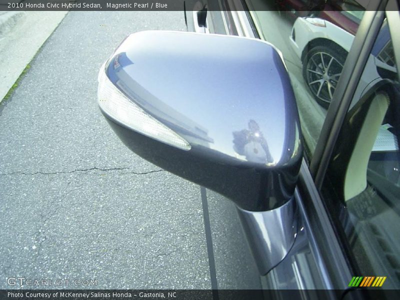 Magnetic Pearl / Blue 2010 Honda Civic Hybrid Sedan