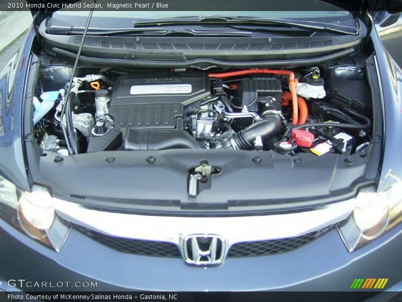 Magnetic Pearl / Blue 2010 Honda Civic Hybrid Sedan