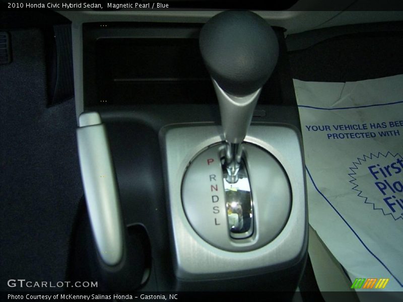 Magnetic Pearl / Blue 2010 Honda Civic Hybrid Sedan
