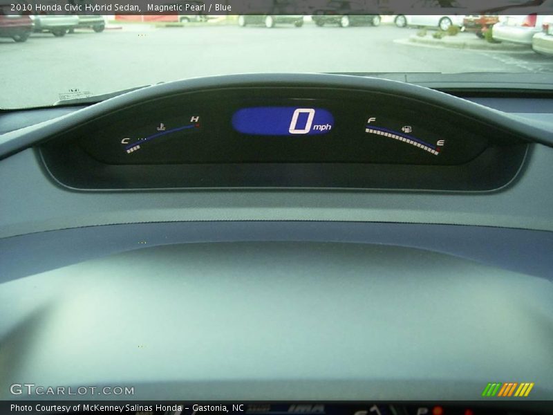Magnetic Pearl / Blue 2010 Honda Civic Hybrid Sedan