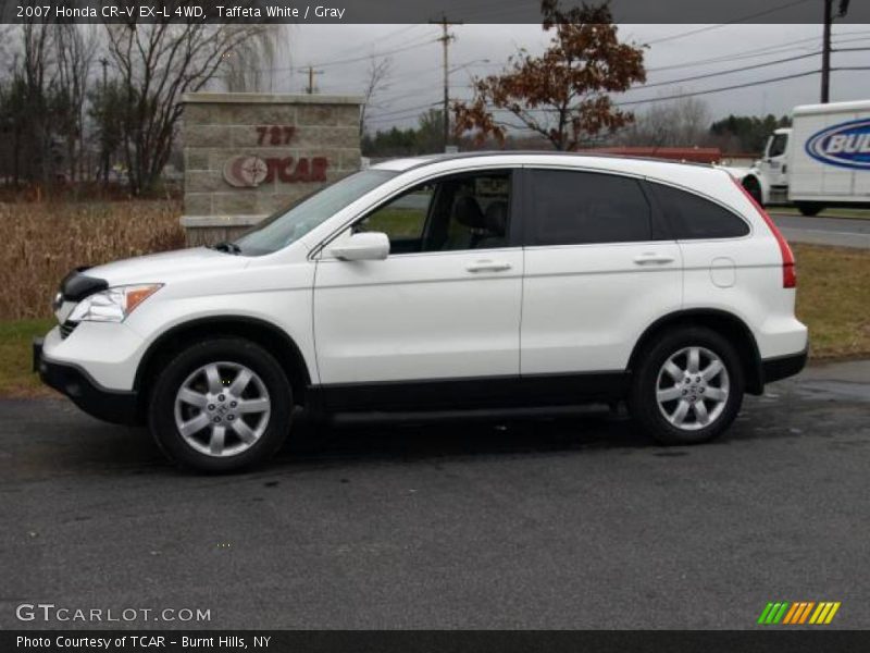 Taffeta White / Gray 2007 Honda CR-V EX-L 4WD