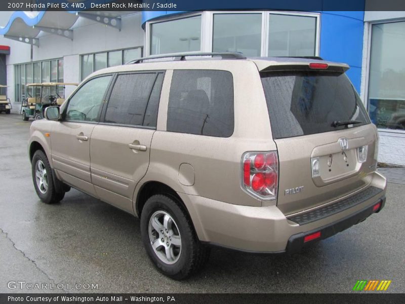 Desert Rock Metallic / Saddle 2007 Honda Pilot EX 4WD