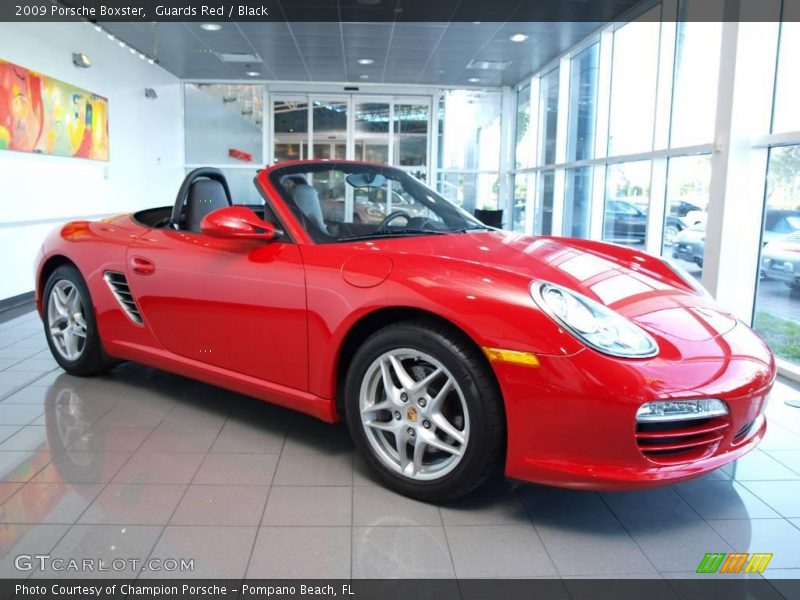 Guards Red / Black 2009 Porsche Boxster