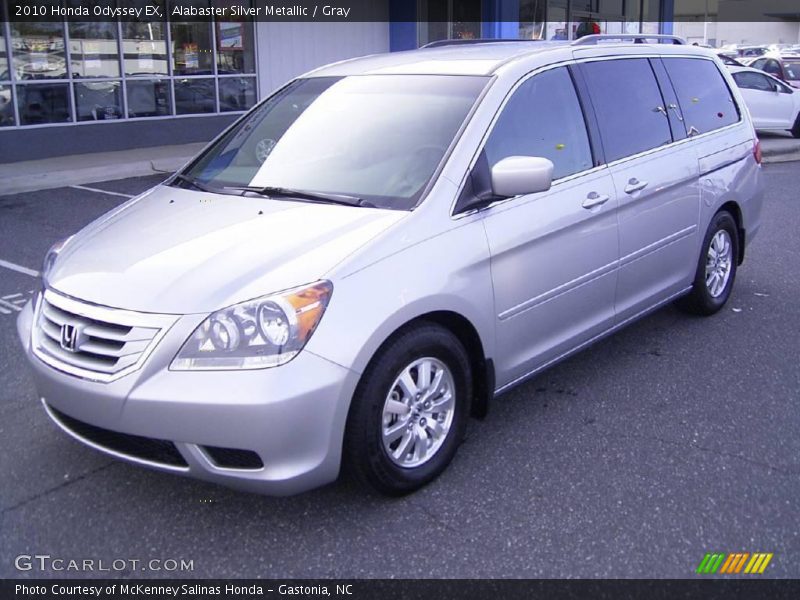 Alabaster Silver Metallic / Gray 2010 Honda Odyssey EX