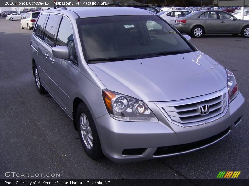 Alabaster Silver Metallic / Gray 2010 Honda Odyssey EX