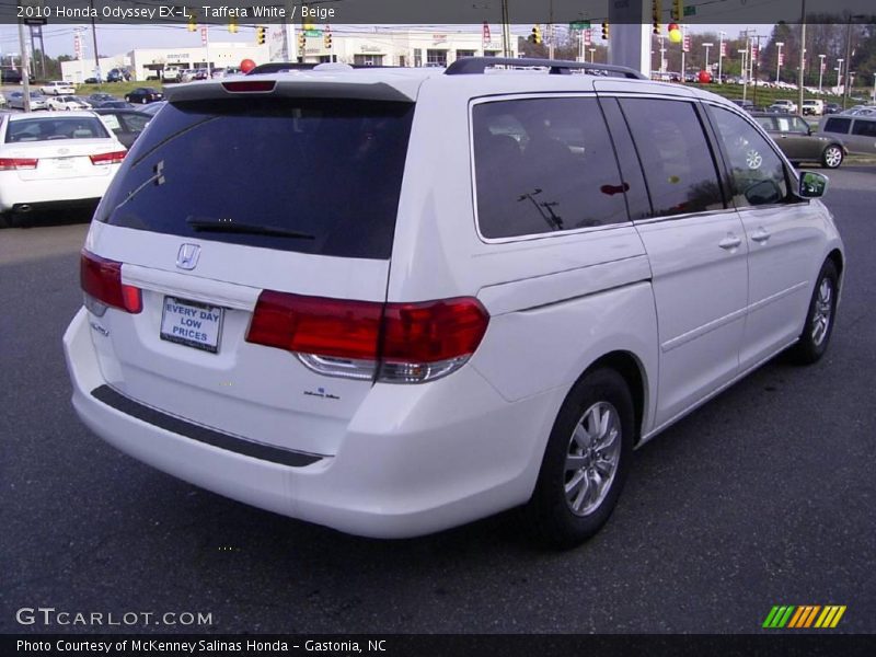Taffeta White / Beige 2010 Honda Odyssey EX-L