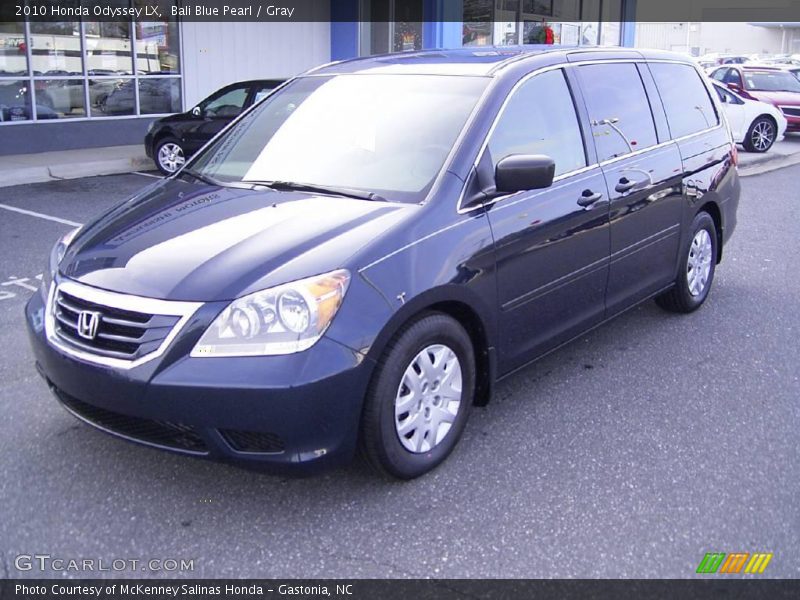 Bali Blue Pearl / Gray 2010 Honda Odyssey LX