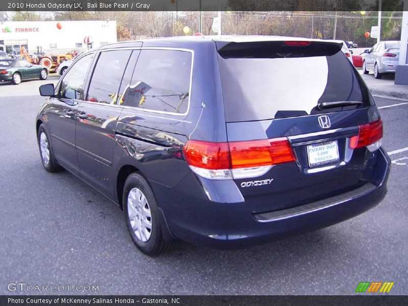 Bali Blue Pearl / Gray 2010 Honda Odyssey LX