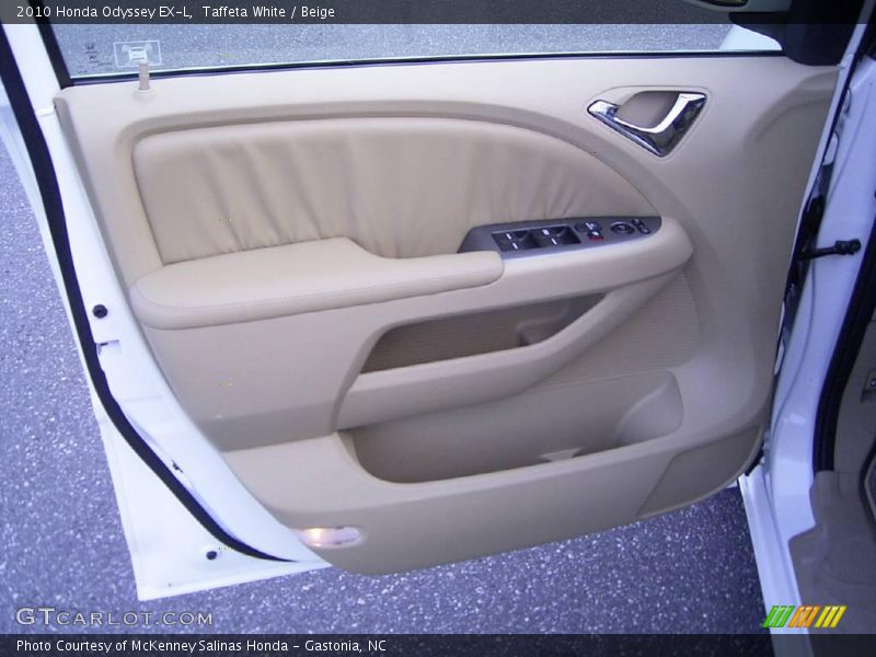 Taffeta White / Beige 2010 Honda Odyssey EX-L