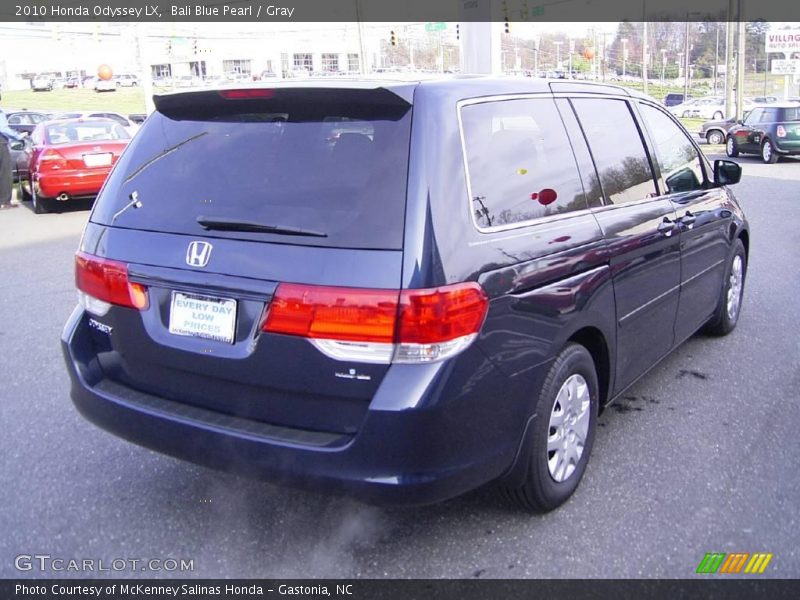 Bali Blue Pearl / Gray 2010 Honda Odyssey LX