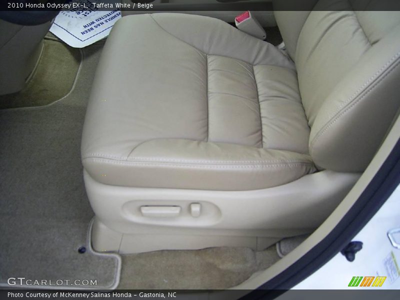 Taffeta White / Beige 2010 Honda Odyssey EX-L