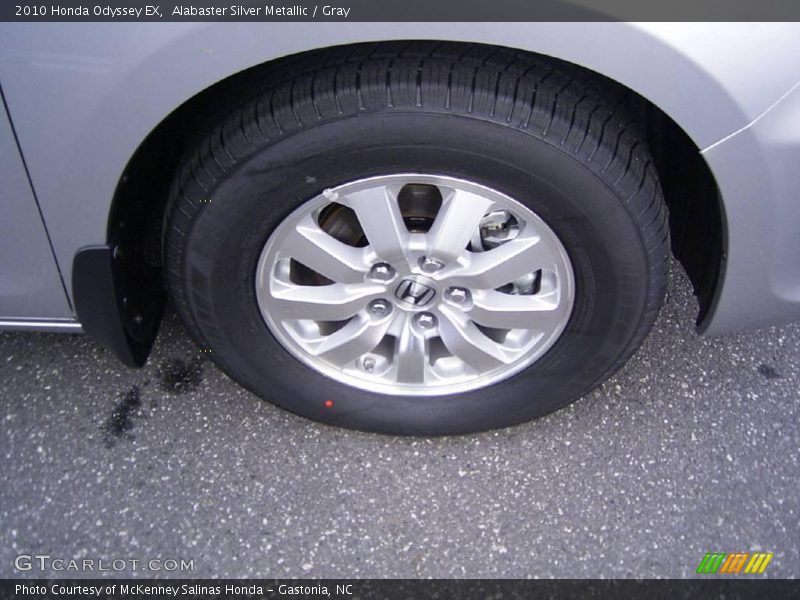 Alabaster Silver Metallic / Gray 2010 Honda Odyssey EX