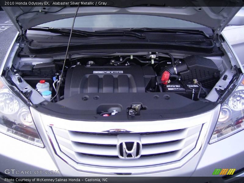 Alabaster Silver Metallic / Gray 2010 Honda Odyssey EX
