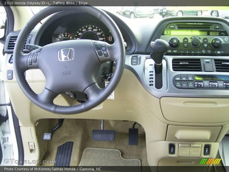 Taffeta White / Beige 2010 Honda Odyssey EX-L