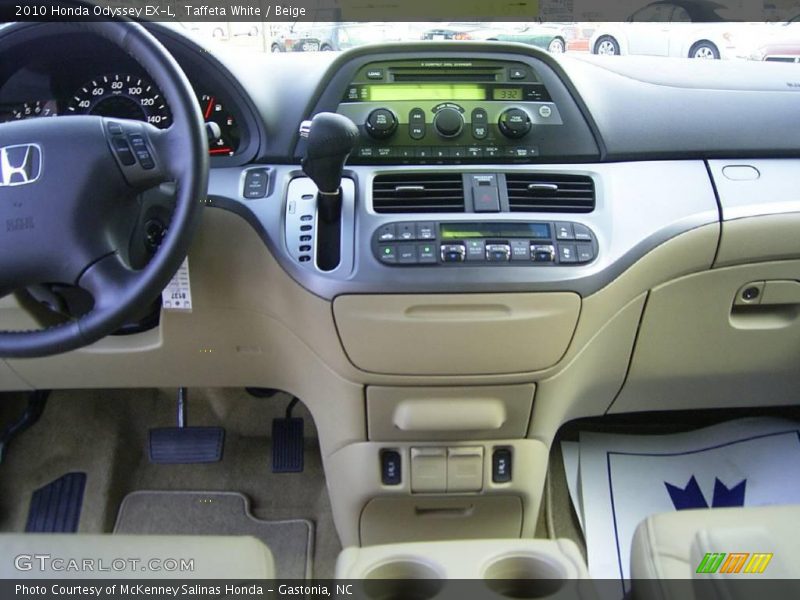 Taffeta White / Beige 2010 Honda Odyssey EX-L