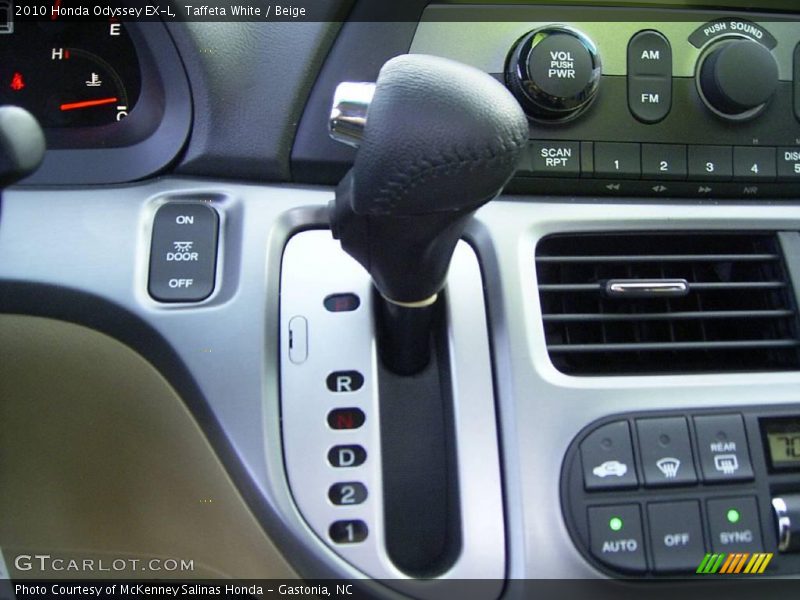 Taffeta White / Beige 2010 Honda Odyssey EX-L