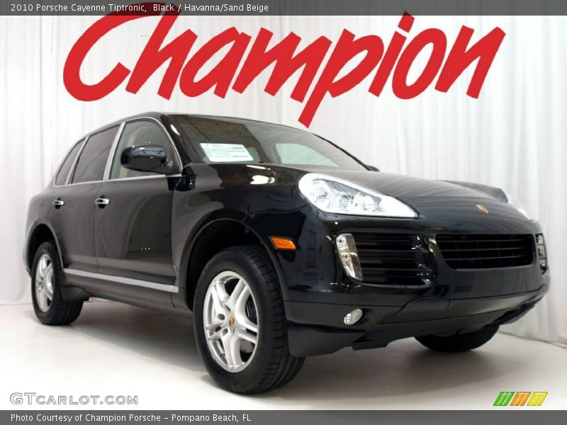 Black / Havanna/Sand Beige 2010 Porsche Cayenne Tiptronic
