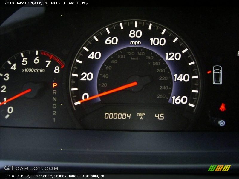 Bali Blue Pearl / Gray 2010 Honda Odyssey LX