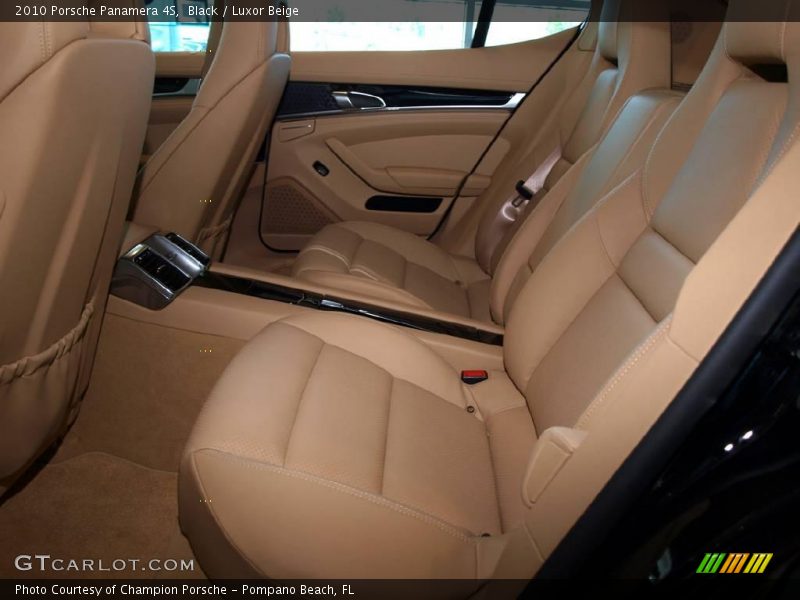 Black / Luxor Beige 2010 Porsche Panamera 4S